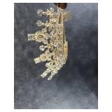 COCIDE Gold Tiara and Crown for Women Birthday Headband for Girls Crystal Queen Crown Hair Accessories for Bride Party Bridesmaids Bridal Prom Halloween Costume Cosplay Christmas Gifts (DARK GOLD)