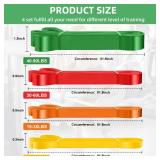 Resistance Bands,Exercise Bands,Workout Bands,Resistance Bands Set for Legs,Pull Up Bands,Stretch Bands for Exercise,Muscle Training, Physical Therapy, Shape Body, Men Women