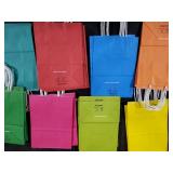 RACETOP 32 Pack Small Paper Gift Bags with Handles, 5.8x3.2x8.25 Kraft Paper Party Favor Bags Bulk for Kids Birthday, Baby Shower, Crafts, Wedding, Party Supplies (8 Colors)