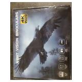 HEXEUM Night Vision Goggles, 4K Night Vision Binoculars for Adults with 5000mAh Battery, 3 HD Screen & 32GB Card for Hunting, Wildlife Observation, Security