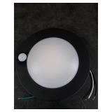 ZAGO LED 6 120 Volts Closet Light Wired, PIR Motion Sensor Ceiling Disc Light for Closet, Laundry, Garage, Pantry, Wet Location, ETL, Black