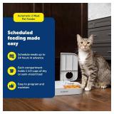 PetSafe Analog 2 Meal Programmable Pet Feeder, Automatic Dog and Cat Feeder - Dry or Semi-Moist Pet Food Dispenser, Slow Feed Portion Control (3 Cup/16 Ounce Total Capacity), Tamper-Resistant Design
