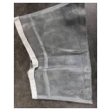 AfitLulu Purse Organizer, 6-Compartment Ultra Light Mini Mesh Transparent Bag Organizer Insert with Handheld and Snap Button, Tote Organizer Insert for Travel Storage, Handbag (Grey, S+L)