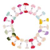 DECORA Bundles 1700 Pieces Assorted Color 3mm Pearl Flower Stamen for Card Making Decoratiaon