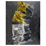 New Years Eve Party Supplies 2026-24 PCS Noise Makers, 12 Gold & 12 Silver Glitter Party Blowers for Adults, Bulk New Year Eve Birthday Christmas Noisemakers Horns