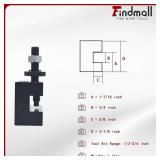 findmall CXA #1 Quick Change 250-301 Tool Post Turning Facing Holder