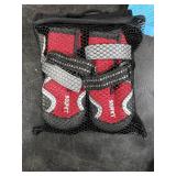 SGSPET Dog Shoes, Waterproof Dog Boots & Paw Protectors with Anti-Slip Sole, 4pcs/Set Pet Dog Booties, Reflective Dog Shoes for Small Medium Large, Winter Snowy Summer Hot Pavement(Red,1# (3XS)