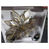 Kurt Adler 10 Lights LED Capiz Clear Star Treetop