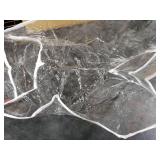 JRAIYBZ Sewing Machine Cover with Storage Pockets,Protective Dust Cover for Sewing Machine, Sewing Machines Dust Covers Compatible with Singer Brother Machines (clear)