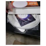 Wosen 12 Inch 2 Pack RGB LED Flush Mount Ceiling Light with Night Light 2700K, 24W 2400LM Ultra-Slim Ceiling Light Fixture with Remote, 16 Million DIY Colors, Compatible with Alexa/Google Assistant