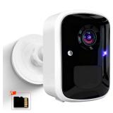 Goalake Wireless Security Cameras, 3MP WiFi Battery Powered Camera with AI Motion Detection, 2-Way Talk, Spotlight, Siren, IP65, Cloud/Up to 256G SD Storage(About 180 Days Storage SD Card Included)