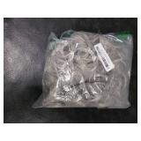 Rrshnsgv 5 Pcs Old Lady Wig and Accessories,Grey Grandma Wigs,Old Lady Wig Costume Set for Halloween Party,Old Woman Cosplay