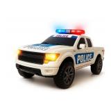 ArtCreativity Police Car Toy, Pickup Truck Toy with LED Headlights and Sirens, Friction Powered, 1:20 Scale Police Car Toys for Boys 3-5, Police Toys Monster Trucks, Toy Trucks for Kids Birthday Gift
