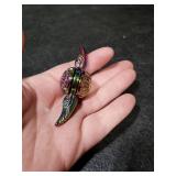 Metal Orb Ball Fidget Spinner Anti-Anxiety Stress Relief Focus Meditation Break Bad Habits ADHD EDC Finger Spinning Sensory Toys - Rainbow