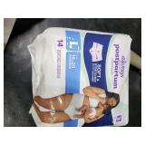 Always Discreet Postpartum and Adult Incontinence Underwear for Women, Large, Maximum Protection, 14 Count