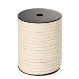 Macrame Cord 8mm x 33Yards (99Feet), Natural Cotton Macrame Rope - 3 Strands Twisted Macrame Cotton Cord for Wall Hanging, Plant Hangers, Crafts, Gift Wrapping and Wedding Decorations