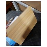 Ruxury Folding Lap Desk Laptop Stand Bed Desk Table Tray, Breakfast Serving Tray, Portable & Lightweight Mini Table for Sofa Couch Floor - Brown Wood