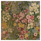 Vintique Floral Wallpaper Peel and Stick Boho Wall Paper Removable Waterproof Green Petal Pattern Contact Paper for Bedroom, Bathroom, Home Wall 17.3 x 118