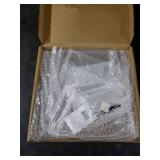 YestBuy 4 Tier Acrylic Cupcake Stand, Premium Cupcake Holder, Acrylic Cupcake Tower Display Cady Bar Party Decor Display for Pastry(4.7 Between 2 Layers)