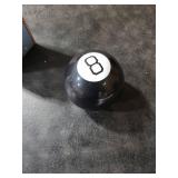 Yassk Mystic 8 Ball Retro Edition Fortune Telling Ball with Floating Answers, Novelty Toy Funny Gift Mystic Black Ball