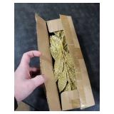 40 Pieces Gold Glittered Artificial Leaf Spray Picks 12 Tall for Christmas Winter Wedding Wreath Tree Swag Floral Arrangment Vase Bouquets Table Centerpieces Decoration