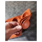 Hot Chocolate Cocoa Bomb Molds Hemisphere Silicone 2.5 Inch 3 Pack, Semi Ball Mould 6 Cavity Large Circular, BPA Free Non-Stick Half Sphere Holiday Valentine DIY Cake Jelly Dome Mousse