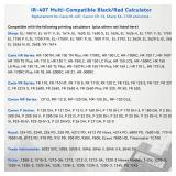 LinkDocs IR40T Compatible Calculator Ink Ribbon Replacement for Casio hr-100tm Ink IR-40T Calculator Ink Roller Compatible with Canon P23-dhv Sharp EL-1801V Individually Sealed (Black and Red, 3-Pack)
