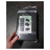 Wanapure CD Storage Boxes-8 Pack CD Case Holder Holds Up to 160 Full Jewel Cases, Foldable Storage Cabinets with Handle, Black