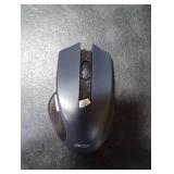 acer Wireless Mouse for Laptop, 2.4GHz Computer Mouse 3 Adjustable DPI Office Cordless USB Mice with USBA Receiver, 6 Buttons, 1600 DPI, Medium to Large Sized Hands Compatible with PC, Laptop, Desktop