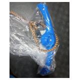 YAMIPROBI Ninja-Twister Swing Spins Set: Slackline Attachments - 360° Handle Twist-Spin Flips Toy Activate Ninja Powers Warrior Accessories Kids Hang Toys for Playground Backyard Blue