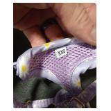 Lukovee No Pull Puppy Harness and Leash Set - Soft Lightweight Escape Proof Puppy Vest Harness, Breathable Adjustable Pet Harness with Dog Leash for Small Dogs (Purple, XXS)