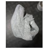 Artoid Mode White Silver Gauze Table Runner 120 Inch 10FT, Glitter Metallic Foil Sheer Dining Holiday Wedding Anniversary Birthday Table Decor for Home Party