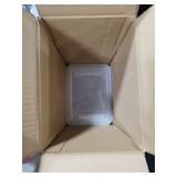 Citylife 6 Packs Small Storage Bins with Lids 3.2 QT Plastic Storage Containers for Organizing Stackable Clear Storage Boxes