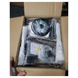 GZJunYo 2 Pack 1-Light Black Pendant Lights for Kitchen Island, Farmhouse Metal Pendant Light Iron Cage Hanging Light Fixtures with Clear Glass Shade for Dining Room, Entryway, Hallway, Foyer