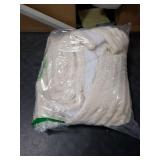 XINIUSLEEP Heated Blanket Electric Blanket 50x60, Soft Flannel Sherpa Electric Throw with 5 Heating Level & 12 Times Setting, Heated Throw with Overheating Protection, Machine Washable (Beige)