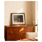 InSimSea Gold Framed Wall Art, Vintage Apple Jar Kitchen Wall Shelf Decor, Still Life Canvas Print Art, Dining Room Home Farmhouse Decor, Antique Paintings with Picture Frame 13x16inch