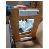 ELETIUO Upgraded Bamboo Wooden Drawing Ipad Holder with Pencil&Charger Cable Slot, Multi-Angle Adjustable Tablet Desktop,Foldable Portable Stand,Compatible with 12.9 inch ipad pro 3rd/4th/ 5th Gen