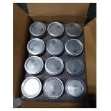 FORJARS Premium Mason Jars with Lids 4oz | Regular Mouth Canning Jars | 12-Pack Glass Jars for Jam, Jelly, Pickling, Food Storage, Freezer Safe, Airtight Bulk Set