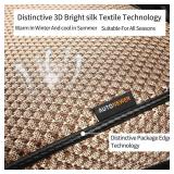 Auto Newer Breathable Universal Four Seasons Car Seat Covers, Luxury Car Seat Cushion Protectors for Front Seat Bottoms,Compatible with 95% Vehicles Fit for Cars Truck SUV (Gold Beige,2PCS)