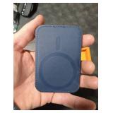 Upgraded for Magsafe Wallet, Strongest Magnetic Wallet, for iPhone Walle t Magsafe with 2 Card Slots, Magnetic Card Holder for iPhone 17/16/15/14/13/12 Series, Vegan Leather, Fit 7 Cards, Navy Blue