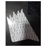 Rabenda 12 Pcs Rug Tape, Non Slip Rug Pads Grippers for Hardwood Floors and Tiles, Reusable Carpet Tape for Area Rugs, Double-Sided Adhesive Rug Stickers Keep Corners Flat (Black)