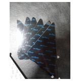 Rabenda 12 Pcs Rug Tape, Non Slip Rug Pads Grippers for Hardwood Floors and Tiles, Reusable Carpet Tape for Area Rugs, Double-Sided Adhesive Rug Stickers Keep Corners Flat (Black)