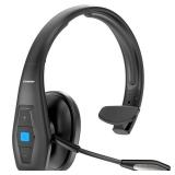 Conambo Noise Cancelling Bluetooth Headset V5.1, 35Hrs HD Talktime CVC8.0 Dual Mic Hands-Free Wireless Headset, Bluetooth Headphones with Mute Button for Cell Phones Business Home Office Trucker