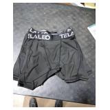 TELALEO 5 Pack Compression Shorts for Men Spandex Sport Shorts Athletic Workout Running Performance Baselayer Underwear Black S