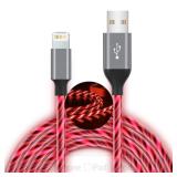 LED iPhone Charger Cord Light Up Lightning Cable | MFi Certified Apple Charger | Cool USB Fast Charging for iPhone 12 11 Pro Max XR X SE 8 Plus, iPad iPod and More (grey, 6ft)