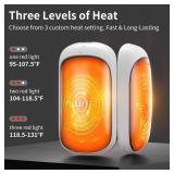 Lerat 2 Pack Hand Warmers Rechargeable, Electric Hand Warmers Portable Reusable, 3S Heating Hand Warmer, 3-Settings, 2-in-1 Charging, Outdoor/Hunting/Camping Essentials, Gifts for Men Women Kids