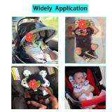 Yufiova Baby Car Seat Head Support Pillow -Baby Travel Pillow Toddler Infant Head and Neck Support for Car Seat,Pushchair -Bear