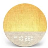 Dreamegg Sunrise 1 - Sunrise Alarm Clock, Sound Machine for Sleep, Customizable Sleep Routines, Dimmable Night Light, 29 Soothing Sounds, White Noise Machine, Wake Up Light for Bedrooms, Adults, Kids