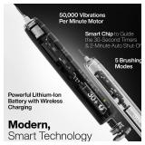 Aquasonic Duo Series PRO UV - ADA Accepted Electric Toothbrushes with UV Sanitizer - Inductive Charging Base - 5 Modes with Smart Timers - 10 Proflex Brush Heads & 2 Travel Cases