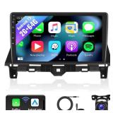 SIXWIN Android Car Stereo for Honda Accord 2008 2009 2010 2011 2012 2013 10.1 Inch Touch Screen 2G+64G CarPlay Android Auto Car Radio Bluetooth GPS Navigation WiFi FM SWC Backup Camera MIC